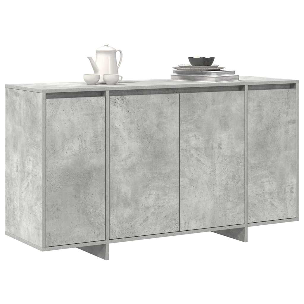 Betonggrå Serviesskap Betonggrå Konstruert tre 135 x 41 x 75 cm