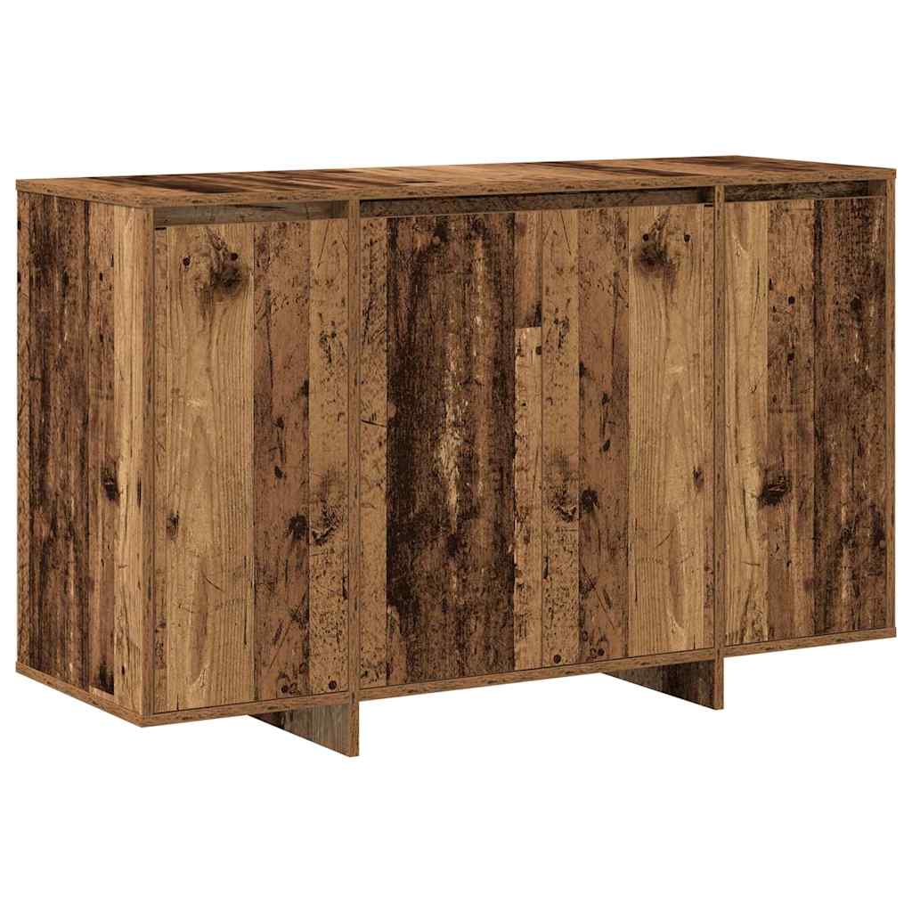 Brun kommode Gjenvunnet tre 120 x 41 x 75 cm Kommode Rektangulær