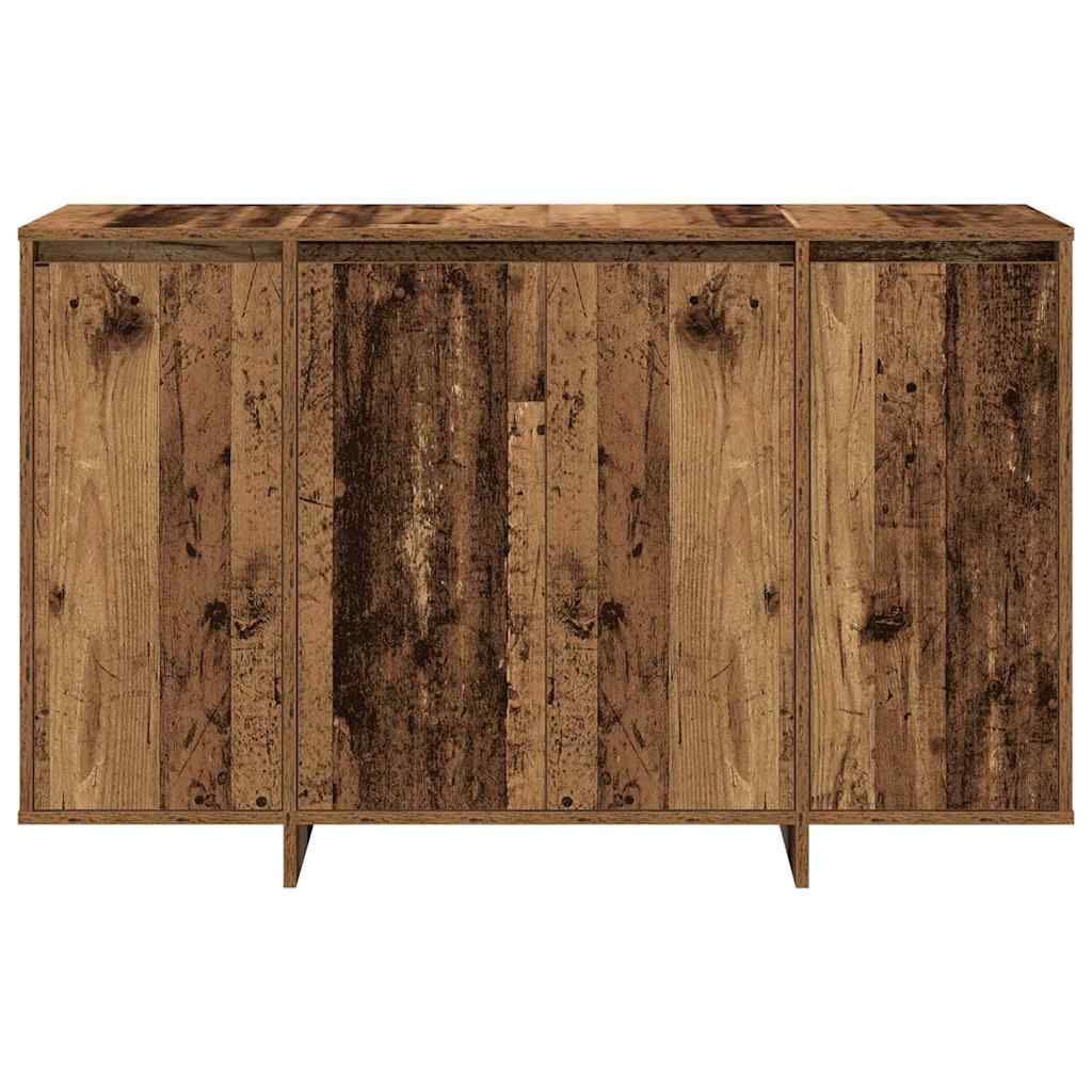 Brun kommode Gjenvunnet tre 120 x 41 x 75 cm Kommode Rektangulær
