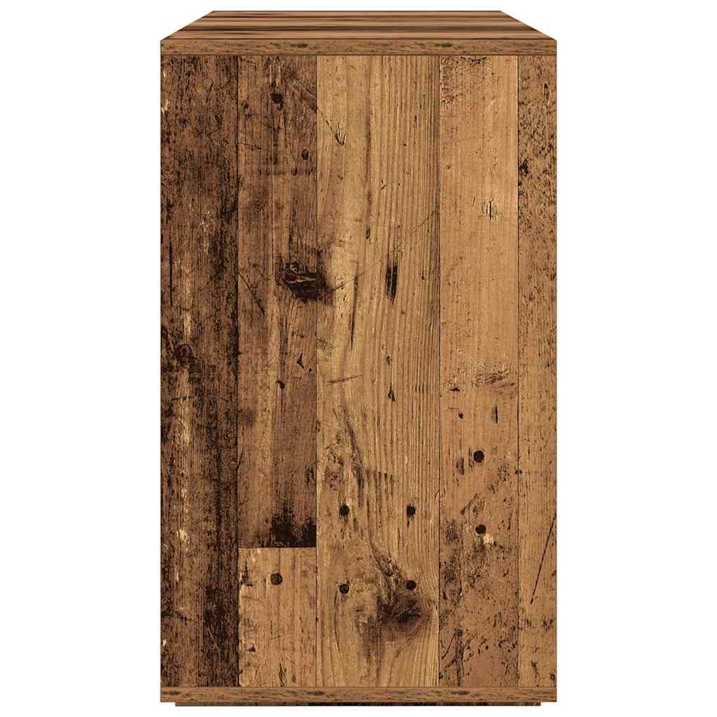 Brun kommode Gjenvunnet tre 120 x 41 x 75 cm Kommode Rektangulær