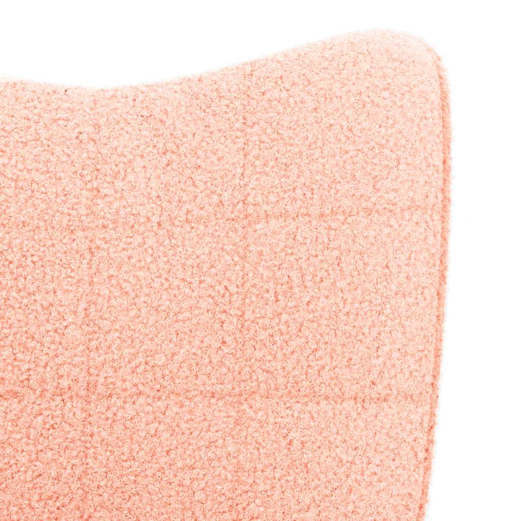 Relaxestol Rosa Curly Ull-lignende Stoff
