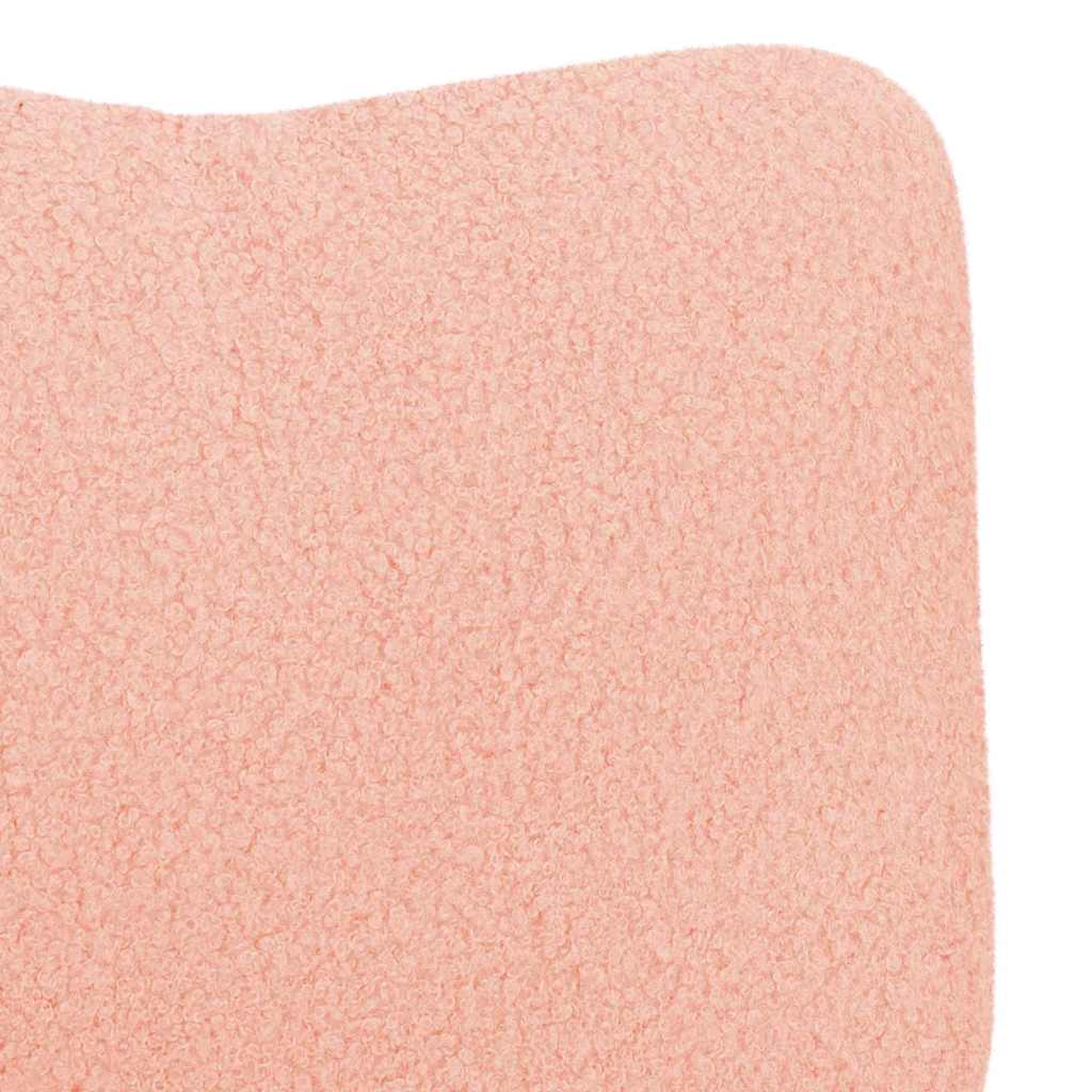 Avslapningsstol Rosa Krøllet Ull-lignende Stoff