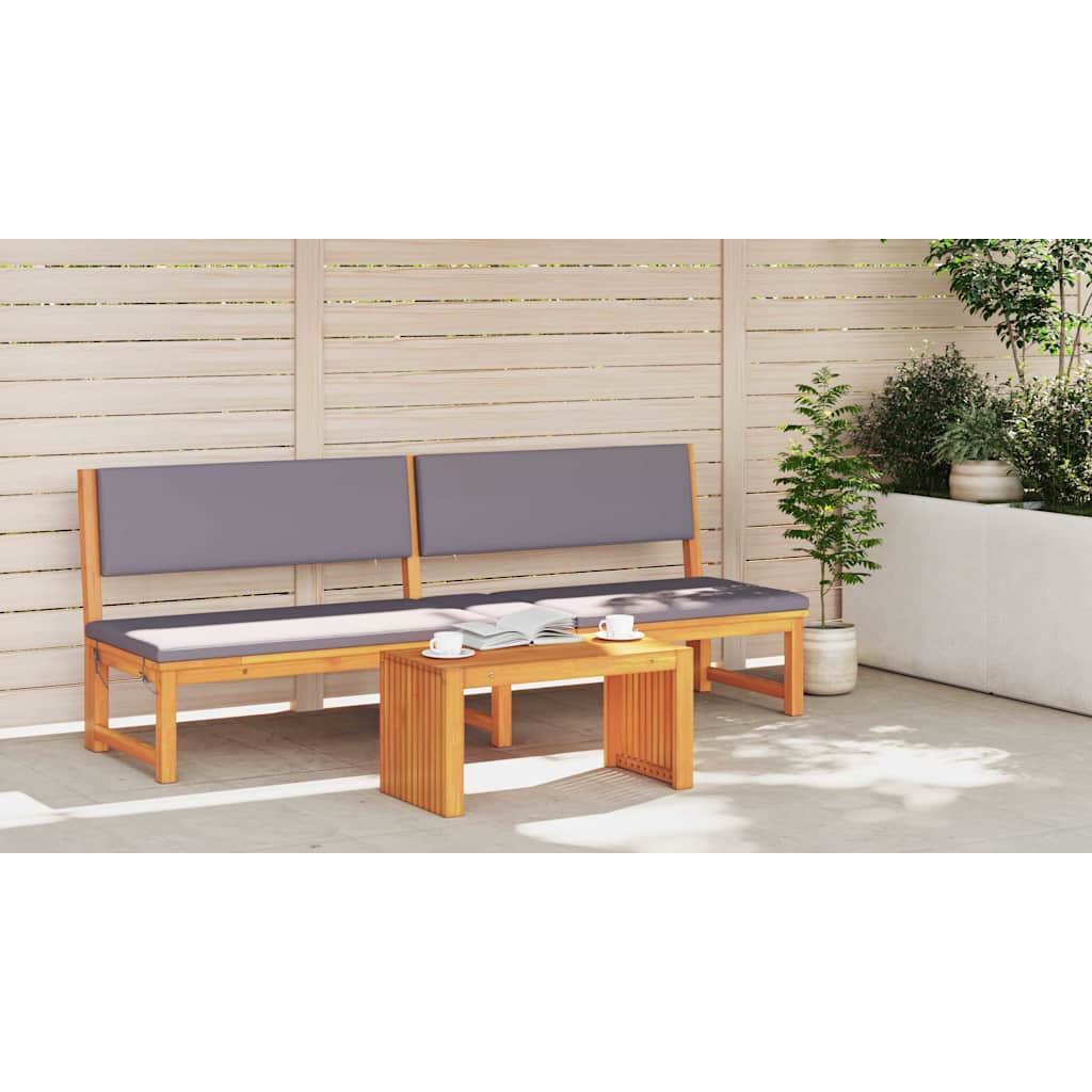 Hage Kaffebord 70x35x35 cm Solid Tre Akasie