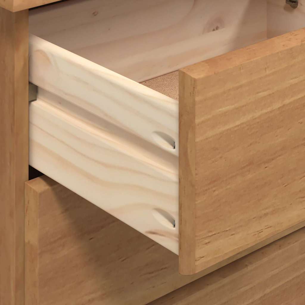 Kommode 'ASKIM'91x40x95.5 cm Solid tre Furu
