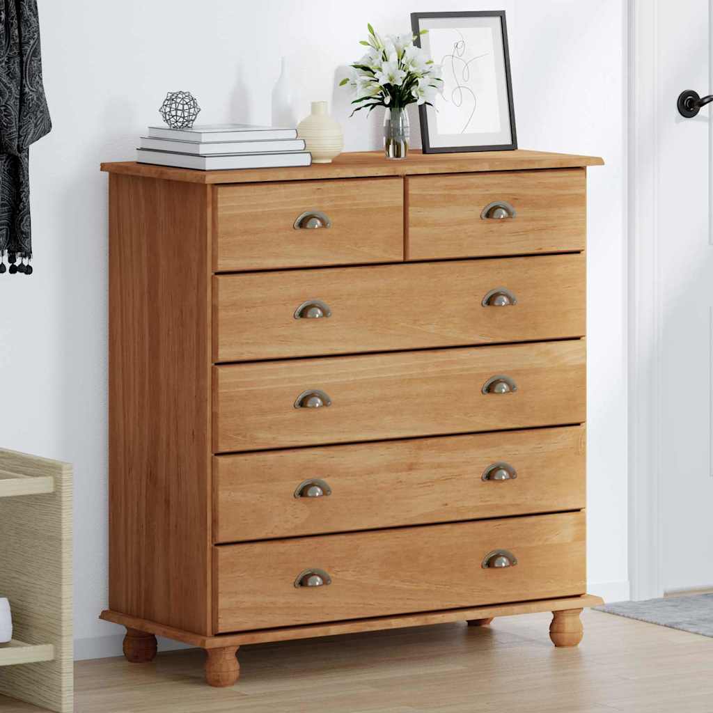 Kommode 'ASKIM'91x40x95.5 cm Solid tre Furu