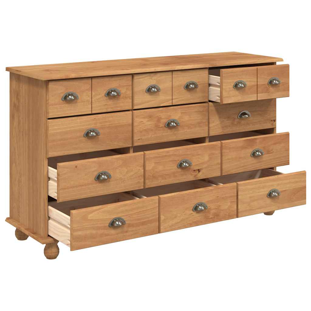 Kommode "ASKIM" 79x40x133.5 cm Solid Furu