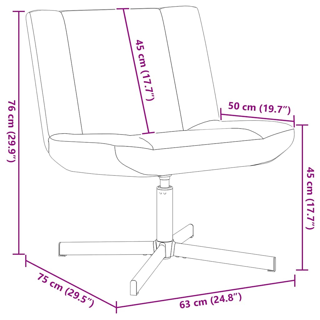 Accent Stol Lysegrå Polyester stoff Standard Sving Accent Stol