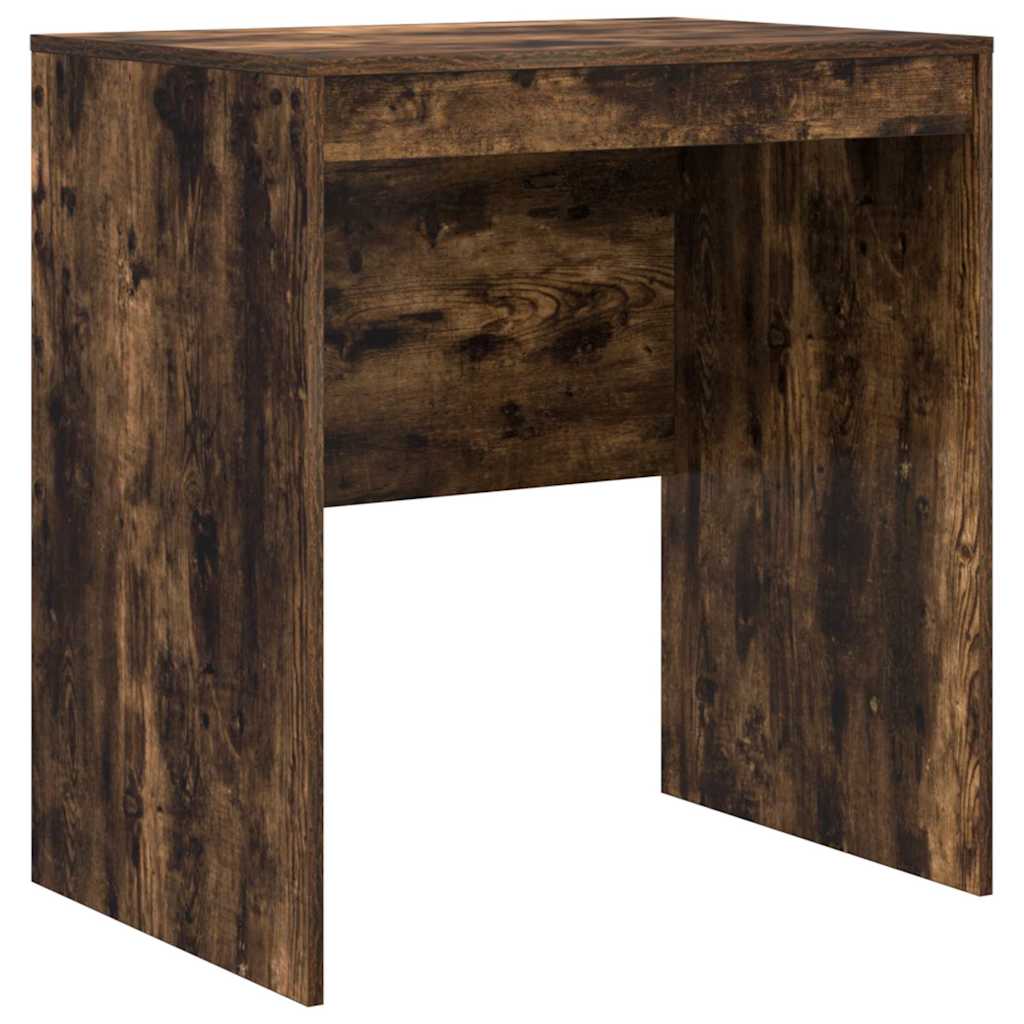 Skrivebord med lagring med skuff 2 pcs Røkt eik 70 x 50 x 76 cm