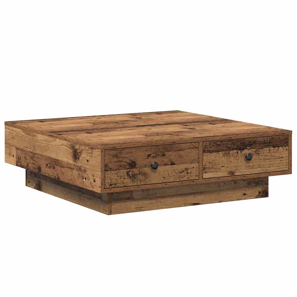 Kaffebord Gammelt tre Gjenvunnet Tre 90 x 90 x 28 cm