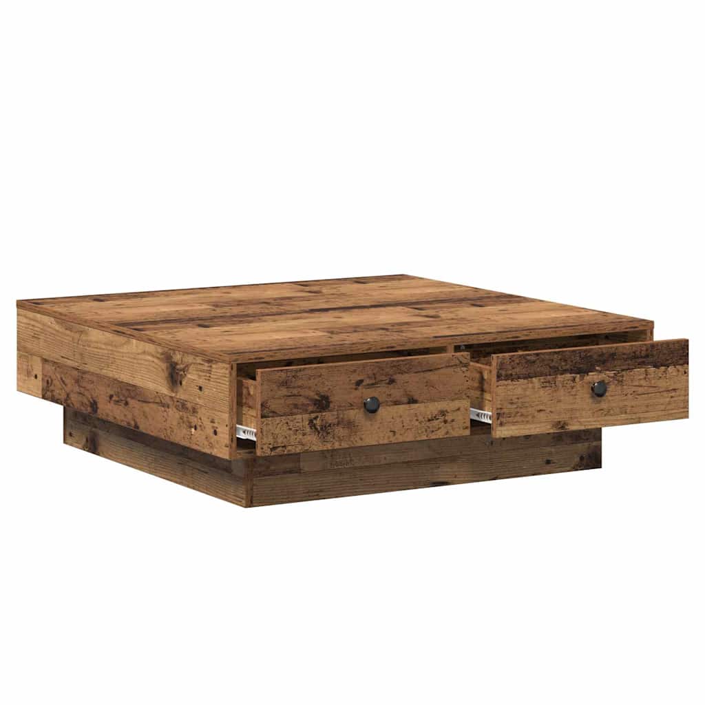 Kaffebord Gammelt tre Gjenvunnet Tre 90 x 90 x 28 cm