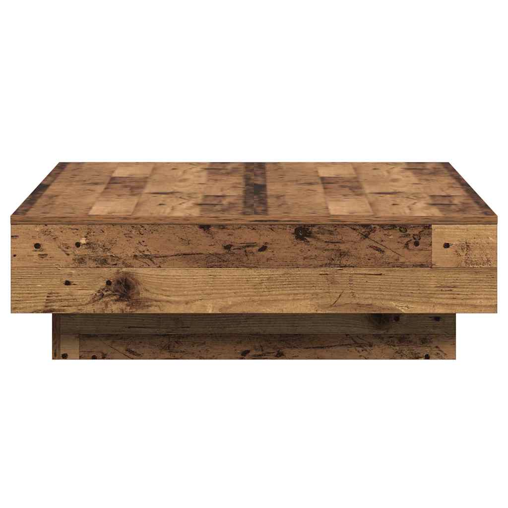 Kaffebord Gammelt tre Gjenvunnet Tre 90 x 90 x 28 cm
