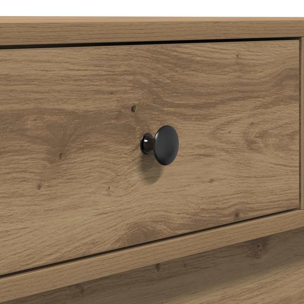 Kafébord Artisan eik Finer, MDF 90 x 90 x 28 cm Lagring