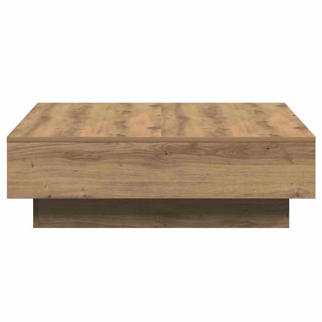 Kafébord Artisan eik Finer, MDF 90 x 90 x 28 cm Lagring