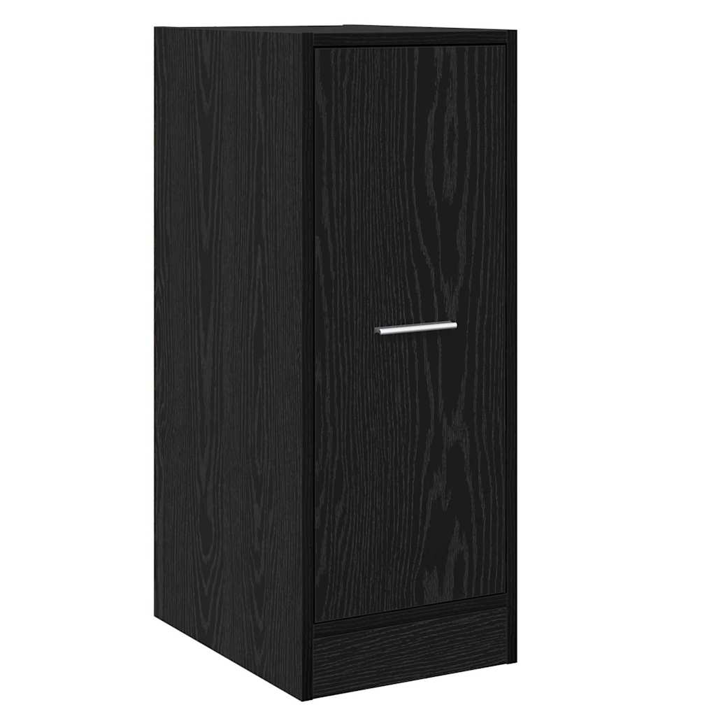 Apotekerhylle Svart Eik 30x41x77,5 cm Konstruert Tre