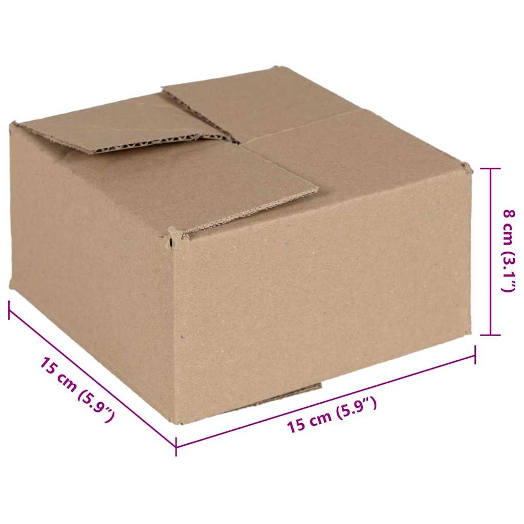 Folding Box 50 stk 15x15x8 cm Kartong