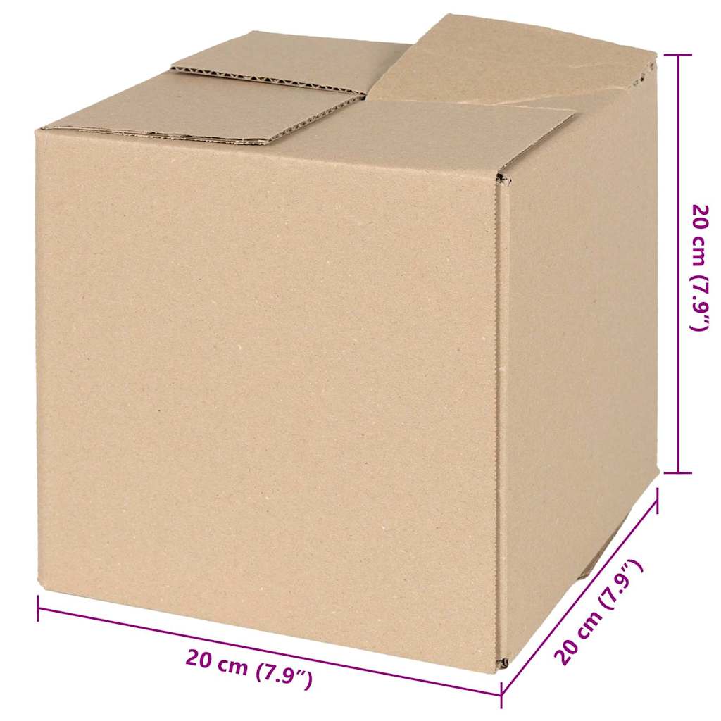 Folding Box 50 stk 20x20x20 cm Kartong