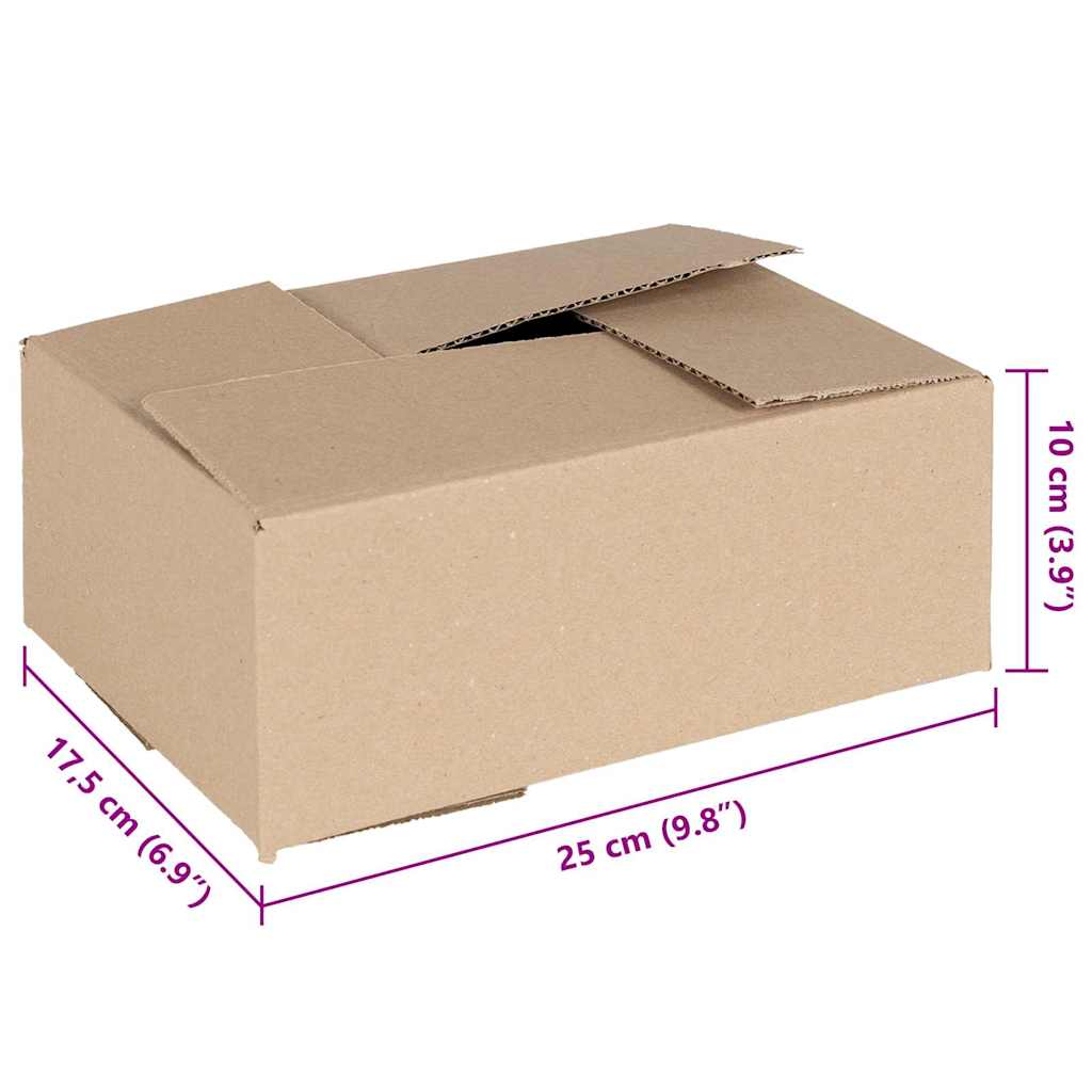Folding Box 50 stk 25x17,5x10 cm Kartong