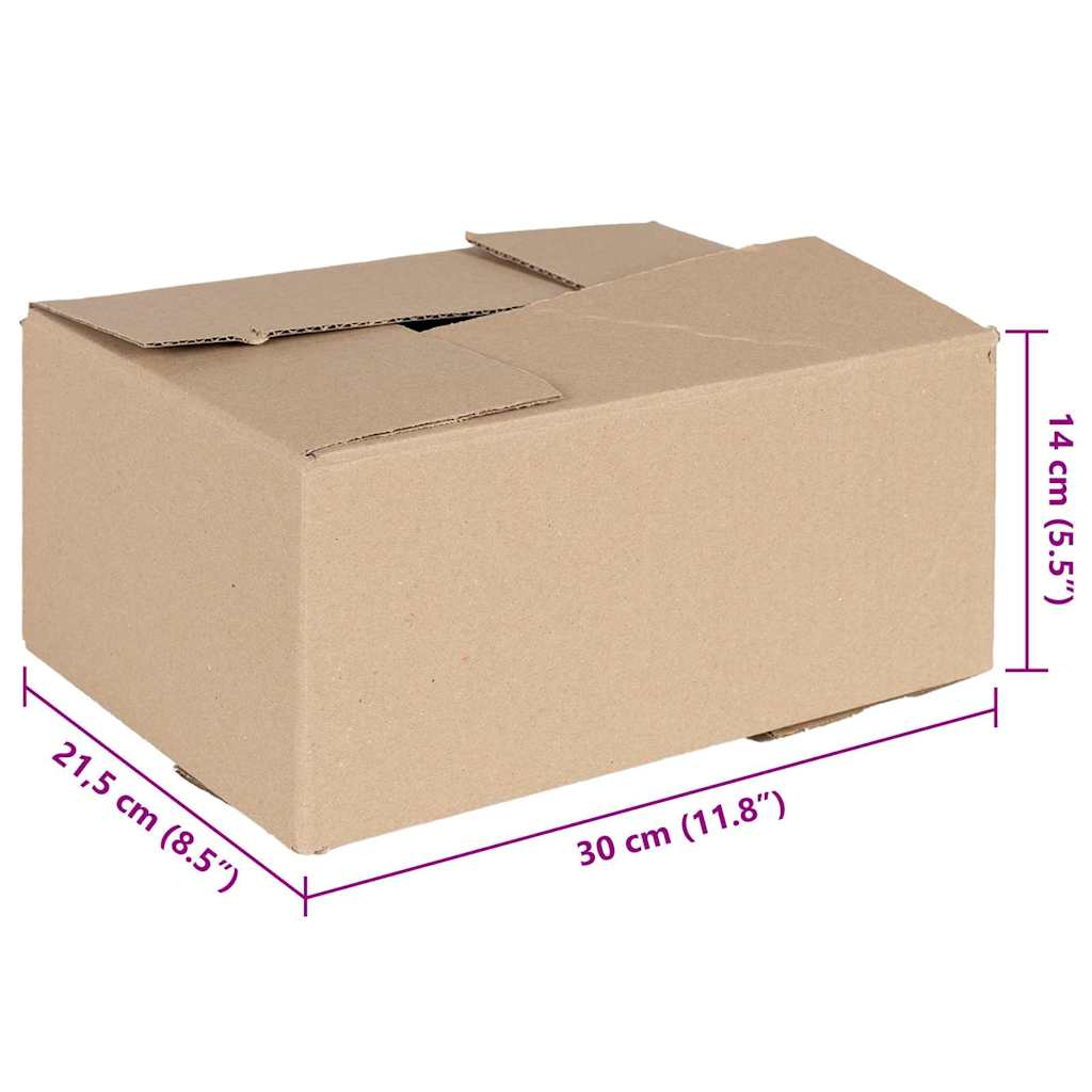 Foldbar boks 50 stk 30x21,5x14 cm Kartong