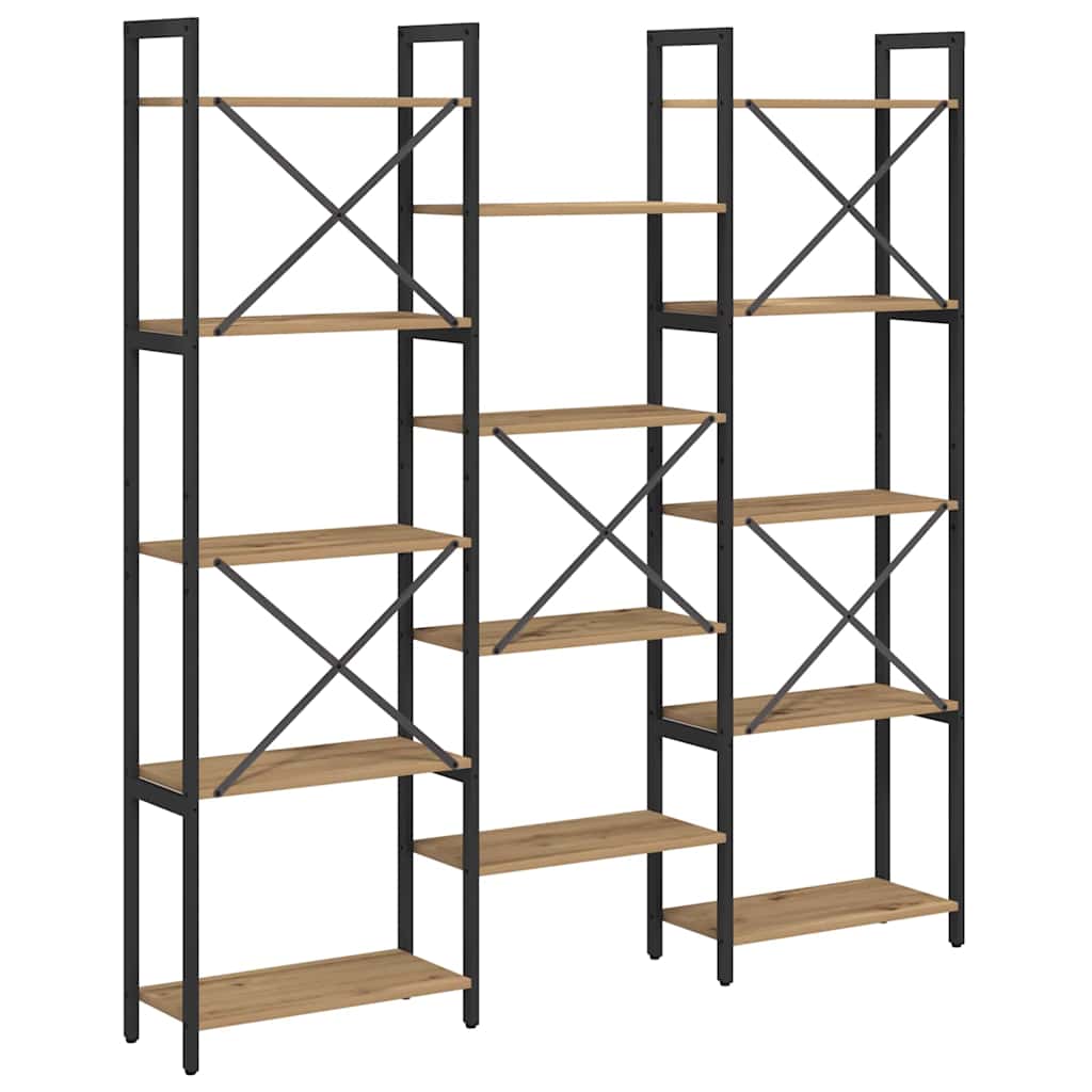 Bokhylle artisan eik 156 x 25 x 167.5 cm Konstruert tre