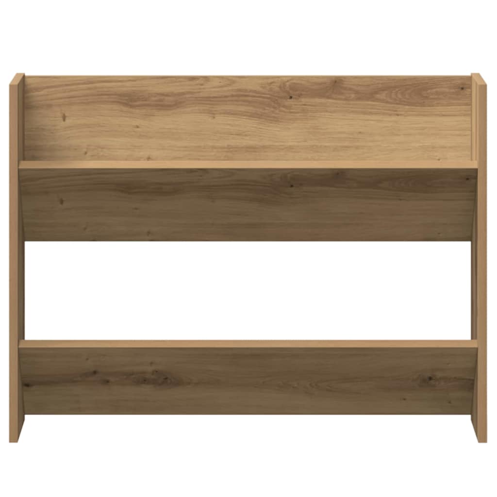 Veggsko skap 2 pcs artisan eik 60 x 18 x 60 cm Konstruert tre
