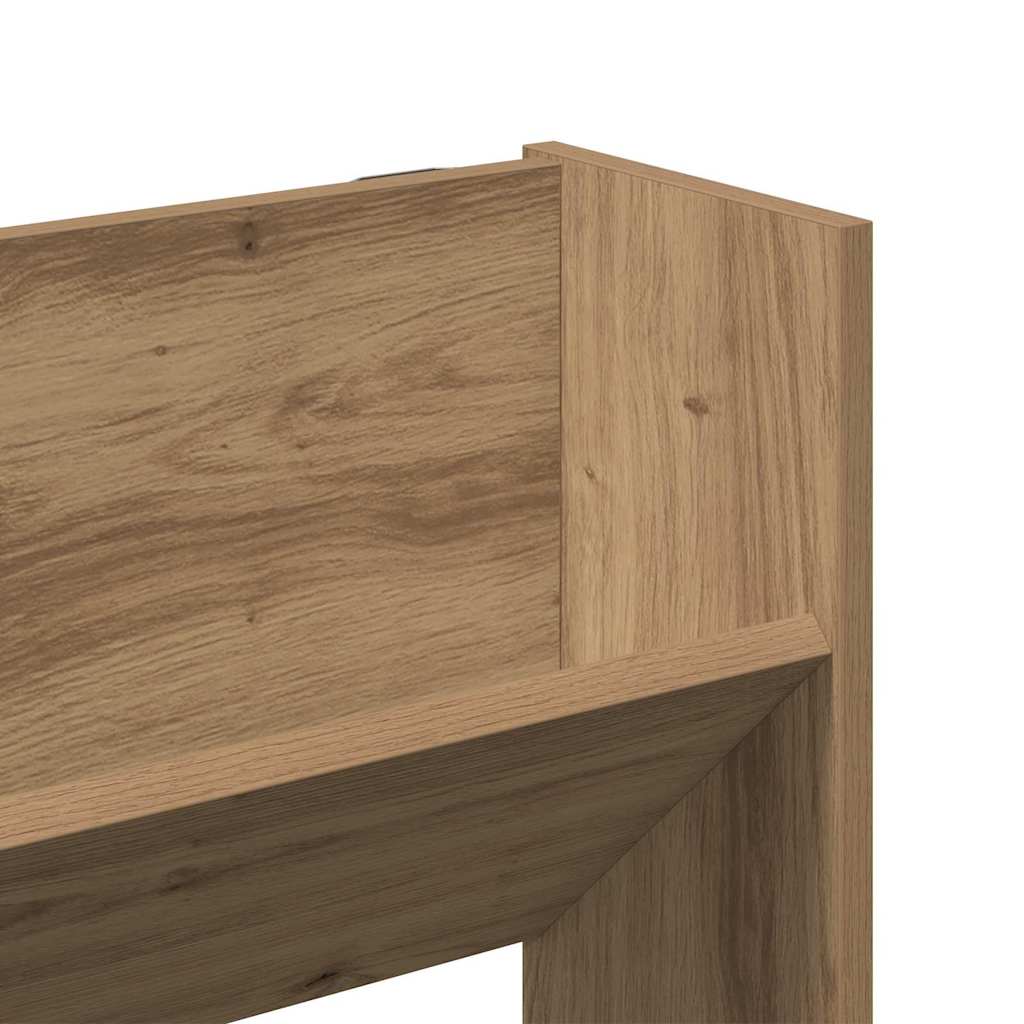 Veggsko skap 2 pcs artisan eik 60 x 18 x 60 cm Konstruert tre