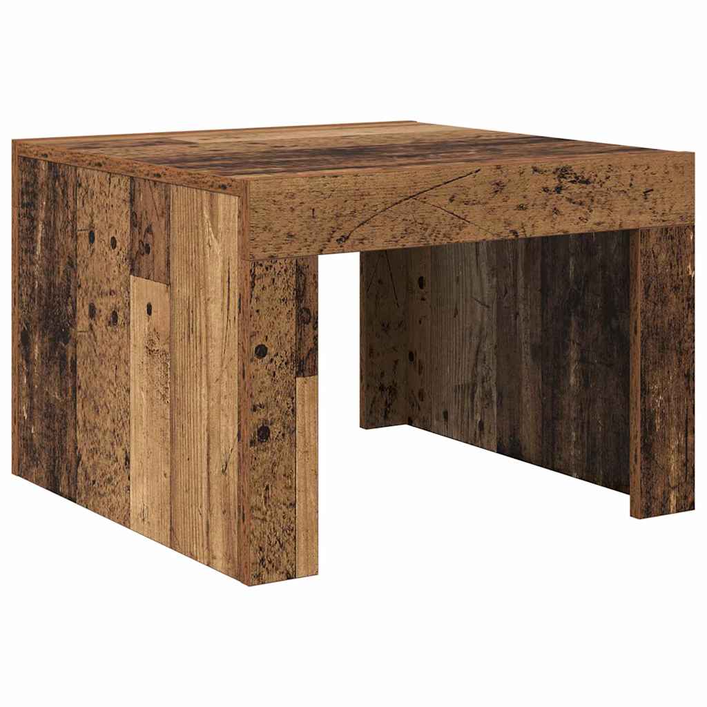 Kaffebord Gammelt tre 50 x 50 x 35 cm Konstruert tre