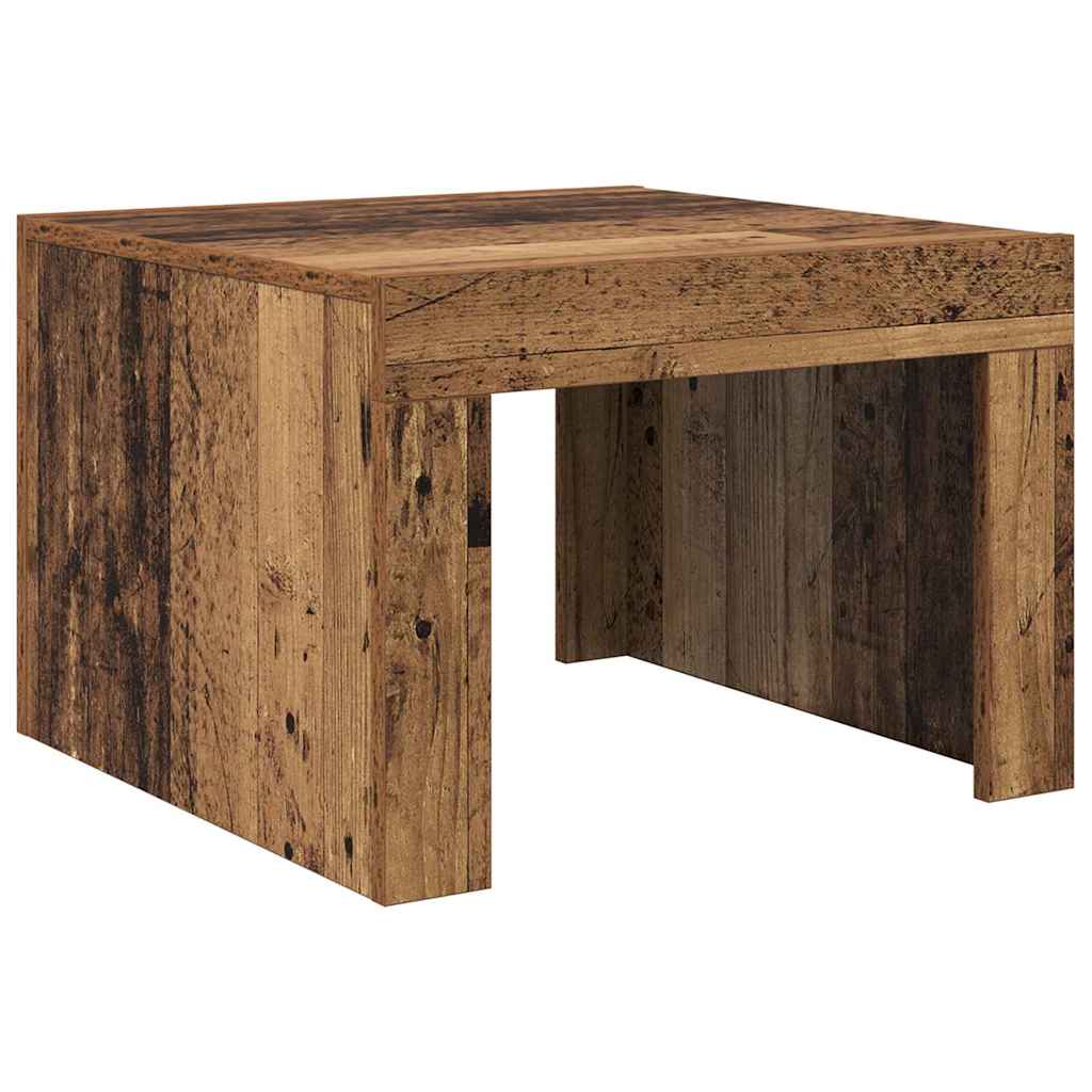 Kaffebord Gammelt tre 50 x 50 x 35 cm Konstruert tre