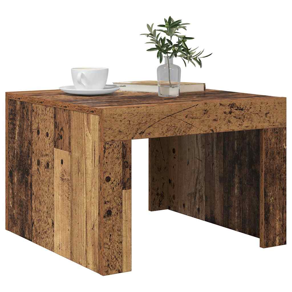 Kaffebord Gammelt tre 50 x 50 x 35 cm Konstruert tre