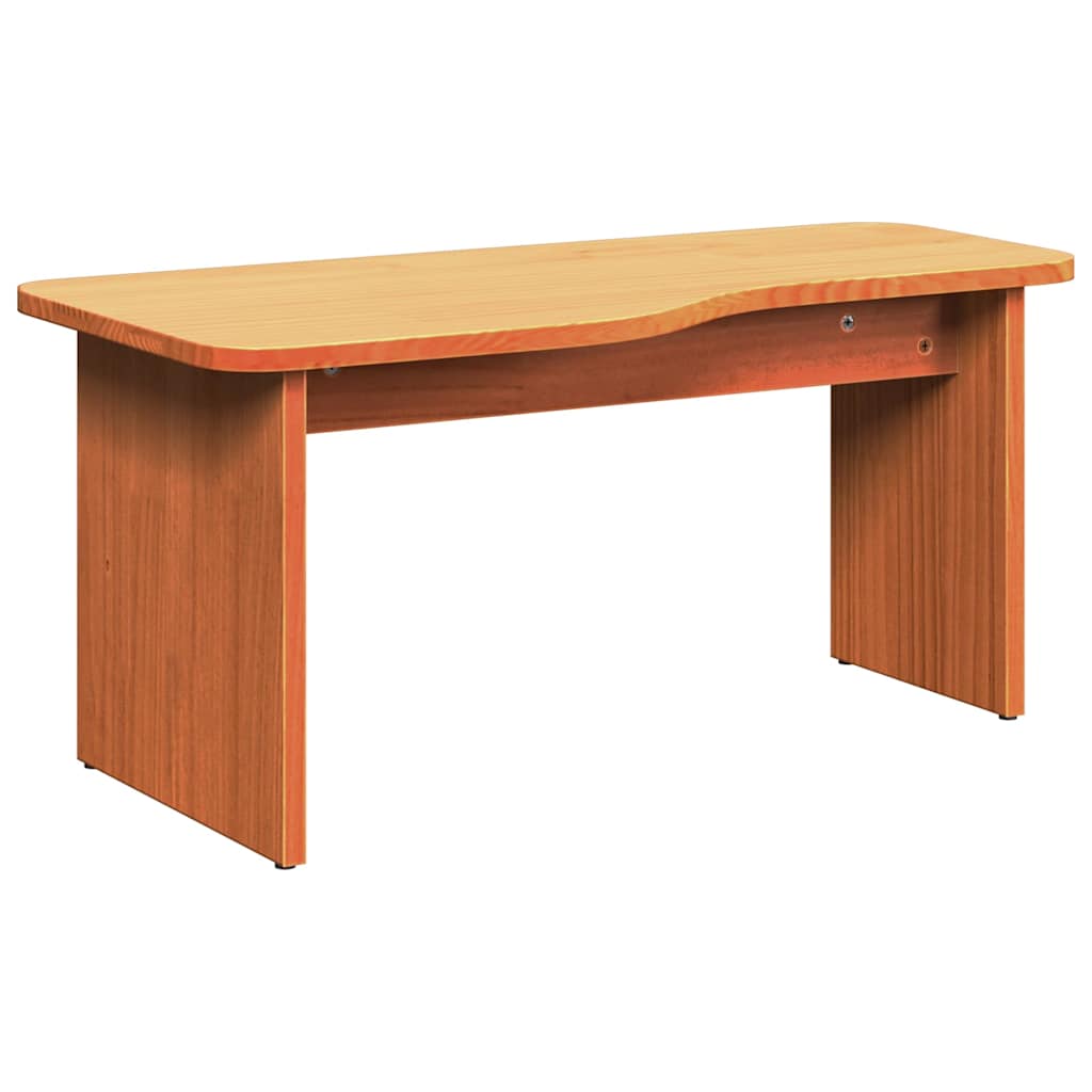 Kaffebord 2 pcs Voksbrun 100 x 69 x 35.5 cm Massiv furu tre