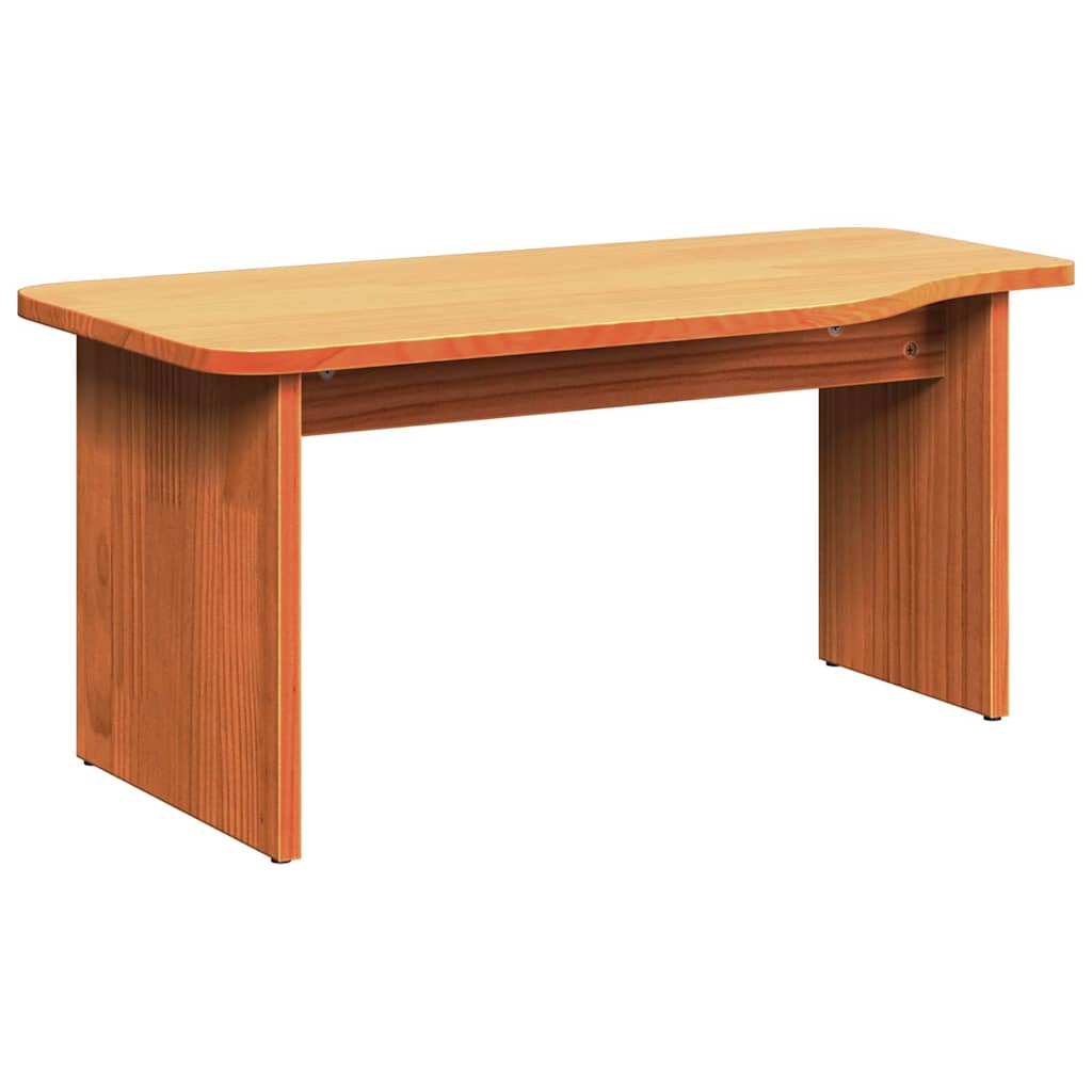 Kaffebord 2 pcs Voksbrun 100 x 69 x 35.5 cm Massiv furu tre