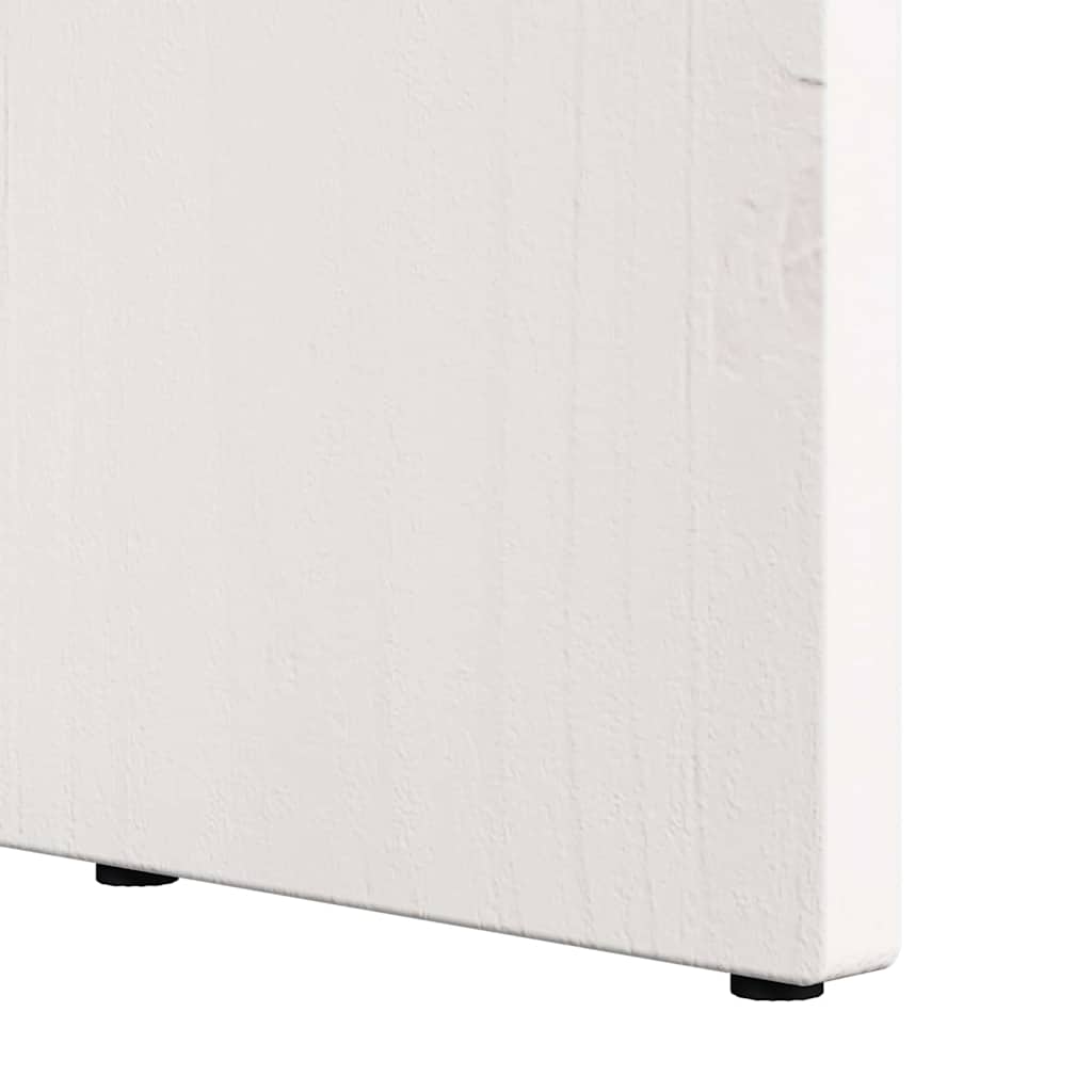Kaffebord Hvit 50 x 50 x 35 cm Massiv furu tre