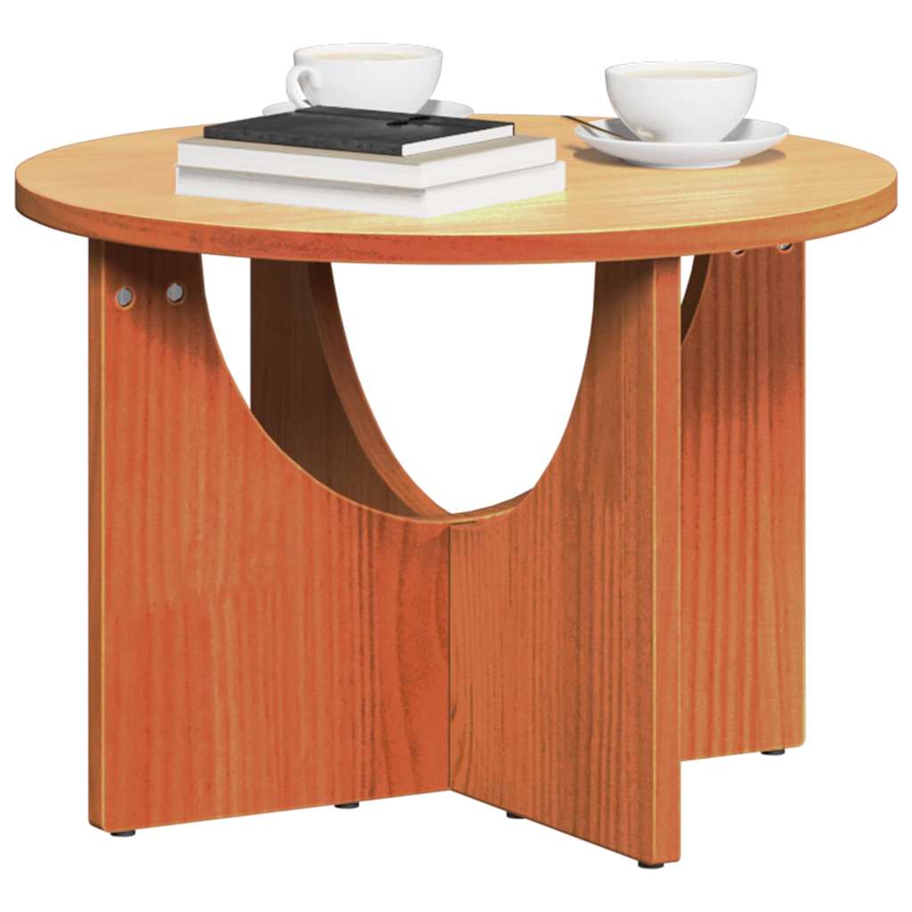 Kaffebord Brun 50 x 50 x 35 cm Massiv furu tre