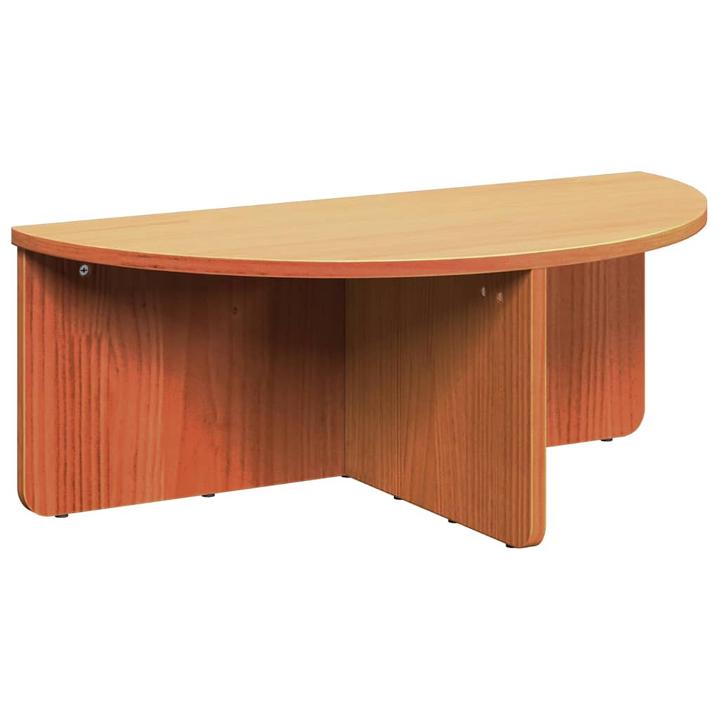 Kaffebord 2 pcs Voksbrun 79 x 39.5 x 40 cm Massiv furu tre