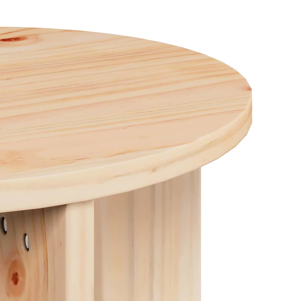 Kaffebord 2 pcs Naturlig 41,5 x 41,5 x 44 cm Heltre furu