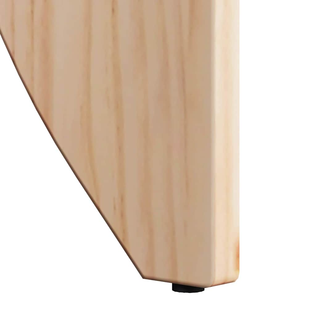 Kaffebord 2 pcs Naturlig 41,5 x 41,5 x 44 cm Heltre furu
