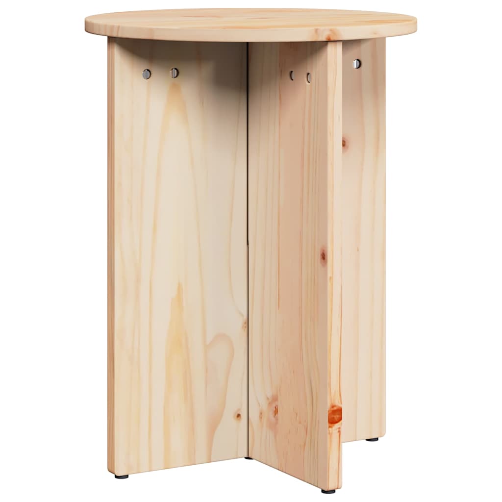 Kaffebord 2 pcs Naturlig 41,5 x 41,5 x 41 cm Massiv furu tre