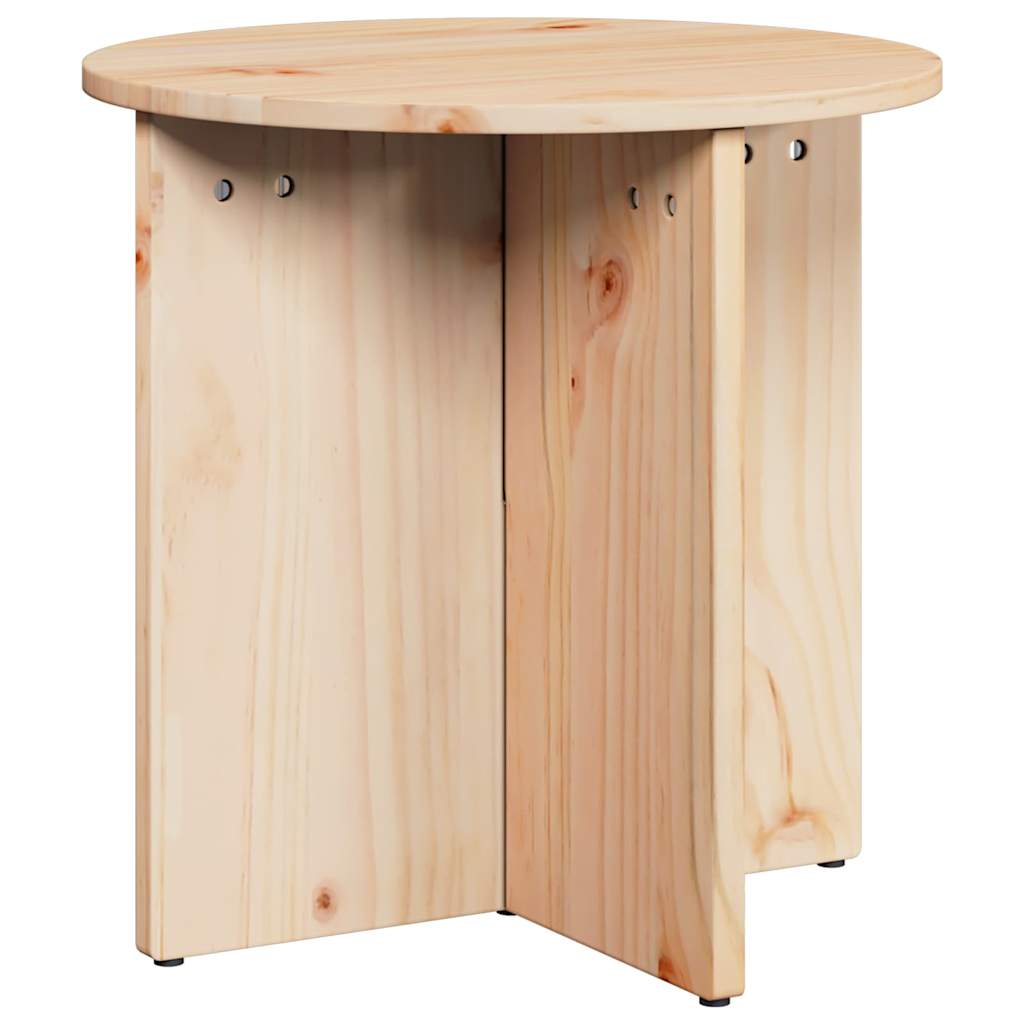 Kaffebord 2 pcs Naturlig 41,5 x 41,5 x 41 cm Massiv furu tre