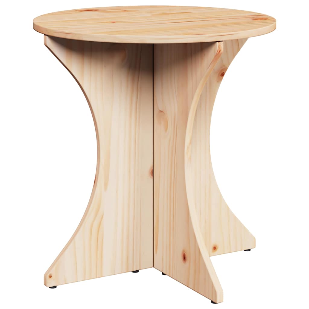 Kaffebord 2 pcs Naturlig 46 x 46 x 47 cm Massiv furu tre