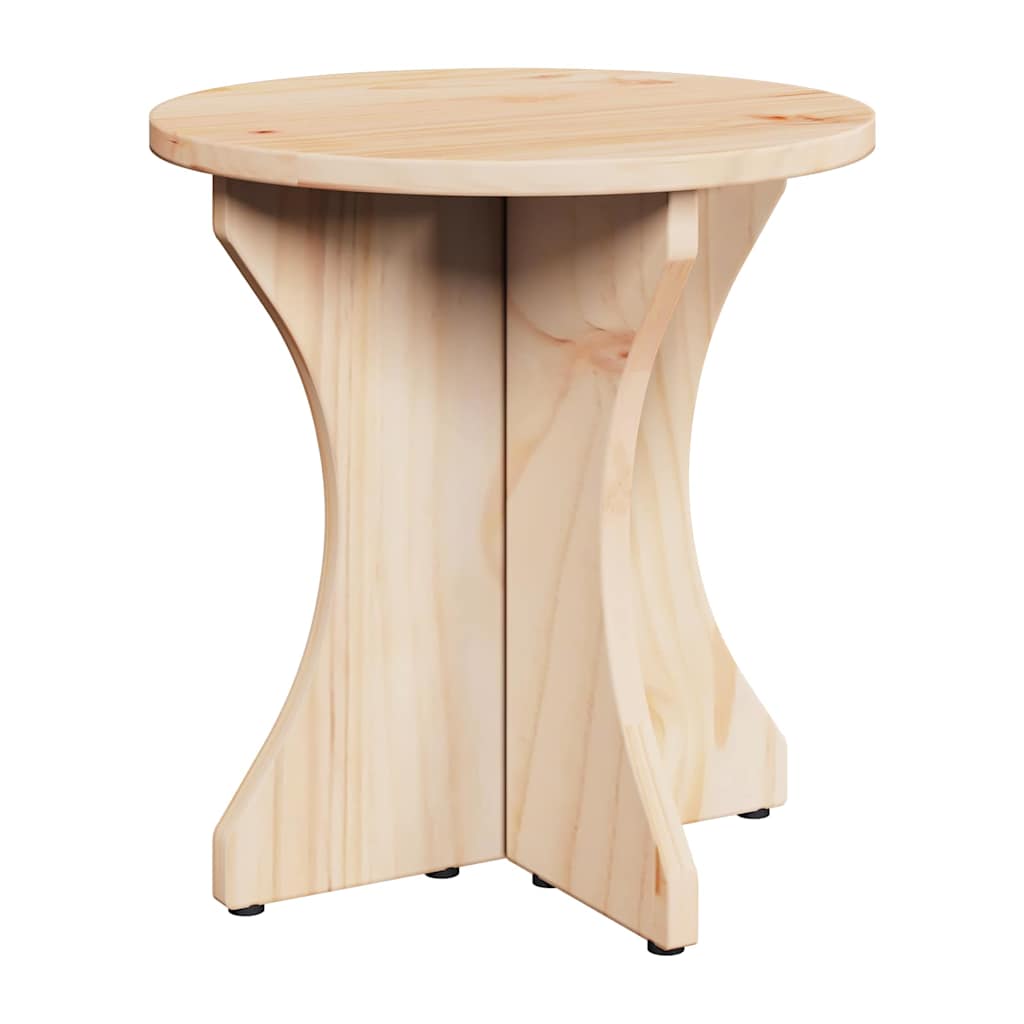 Kaffebord 3 pcs Naturlig 46 x 46 x 47 cm Massiv furu tre
