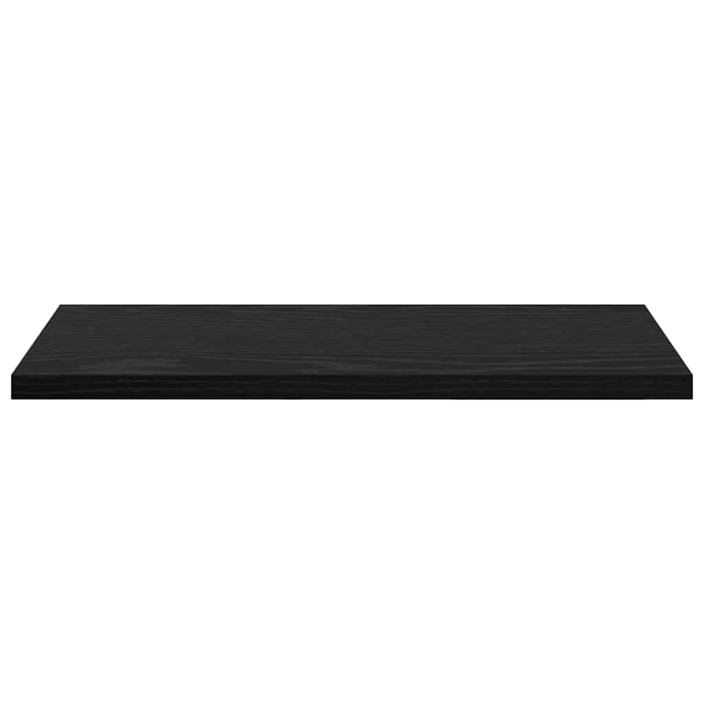 bokhyller - 4 stk i svart eik, 40x20x1.5 cm, laget av konstruert tre.
