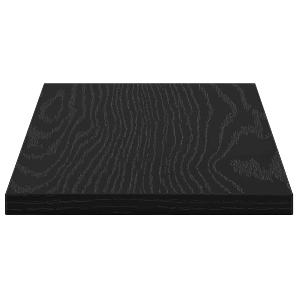 bokhyller - 4 stk i svart eik, 40x20x1.5 cm, laget av konstruert tre.