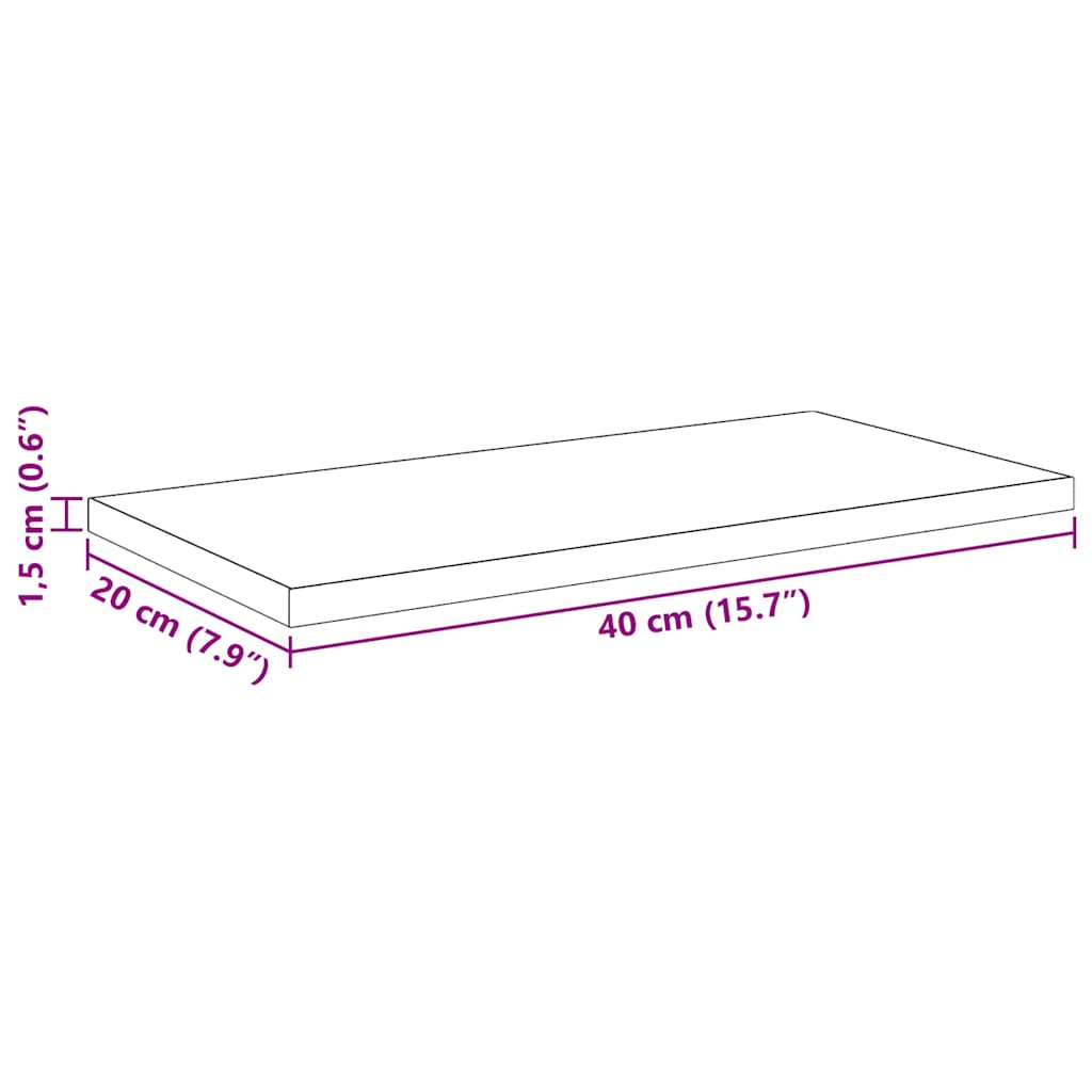 bokhyller - 4 stk i svart eik, 40x20x1.5 cm, laget av konstruert tre.