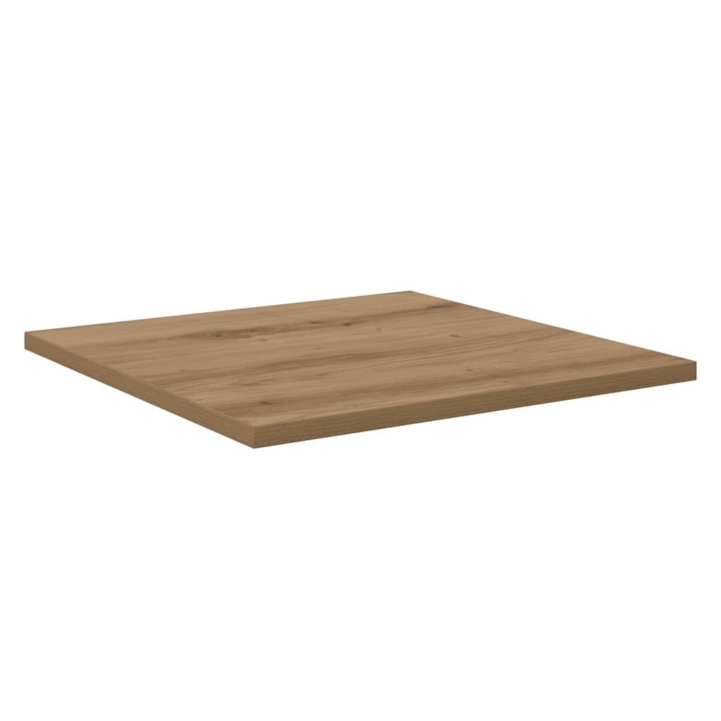 Bokhylleplater, 4 stk, Artisan Eik, 40x40x1,5 cm, Konstruert Tre