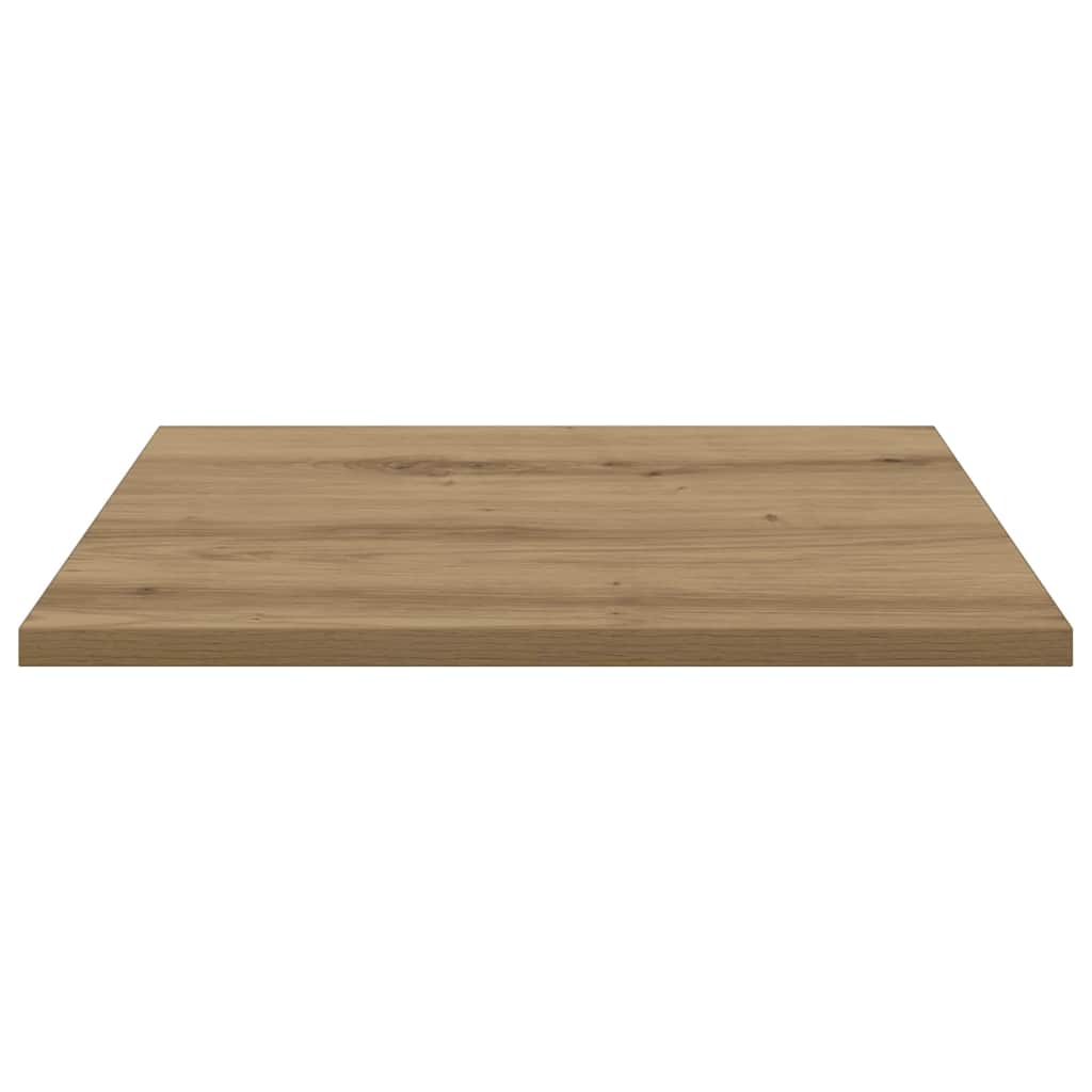 Bokhylleplater, 4 stk, Artisan Eik, 40x40x1,5 cm, Konstruert Tre