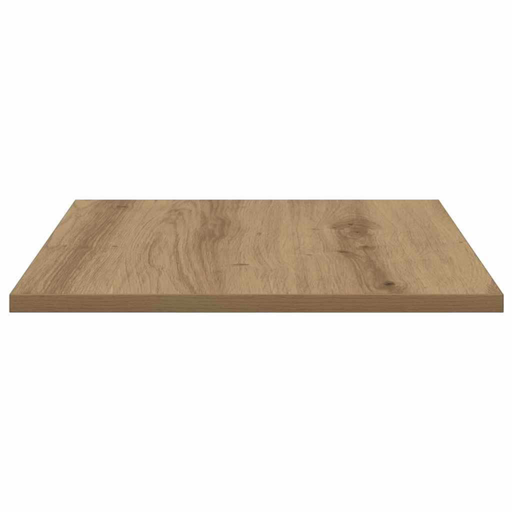 Bokhylleplater, 4 stk, Artisan Eik, 40x40x1,5 cm, Konstruert Tre