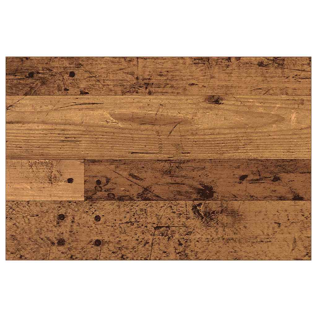 Bokhylle Bord med hylle med lagring 4 pcs Brun 100 x 40 x 1.5cm Sponplate