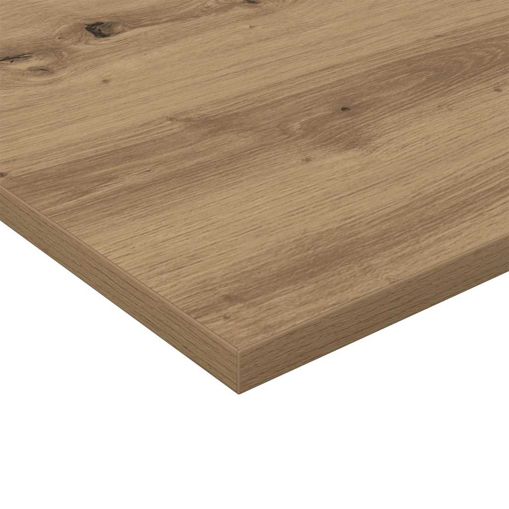 Bokhylle Bord med hylle med lagring 4 pcs Brun 100 x 40 x 1.5cm Sponplate