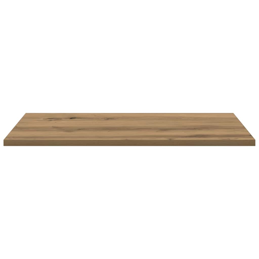Bokhylle Bord med hylle med lagring 4 pcs Brun 100 x 40 x 1.5cm Sponplate
