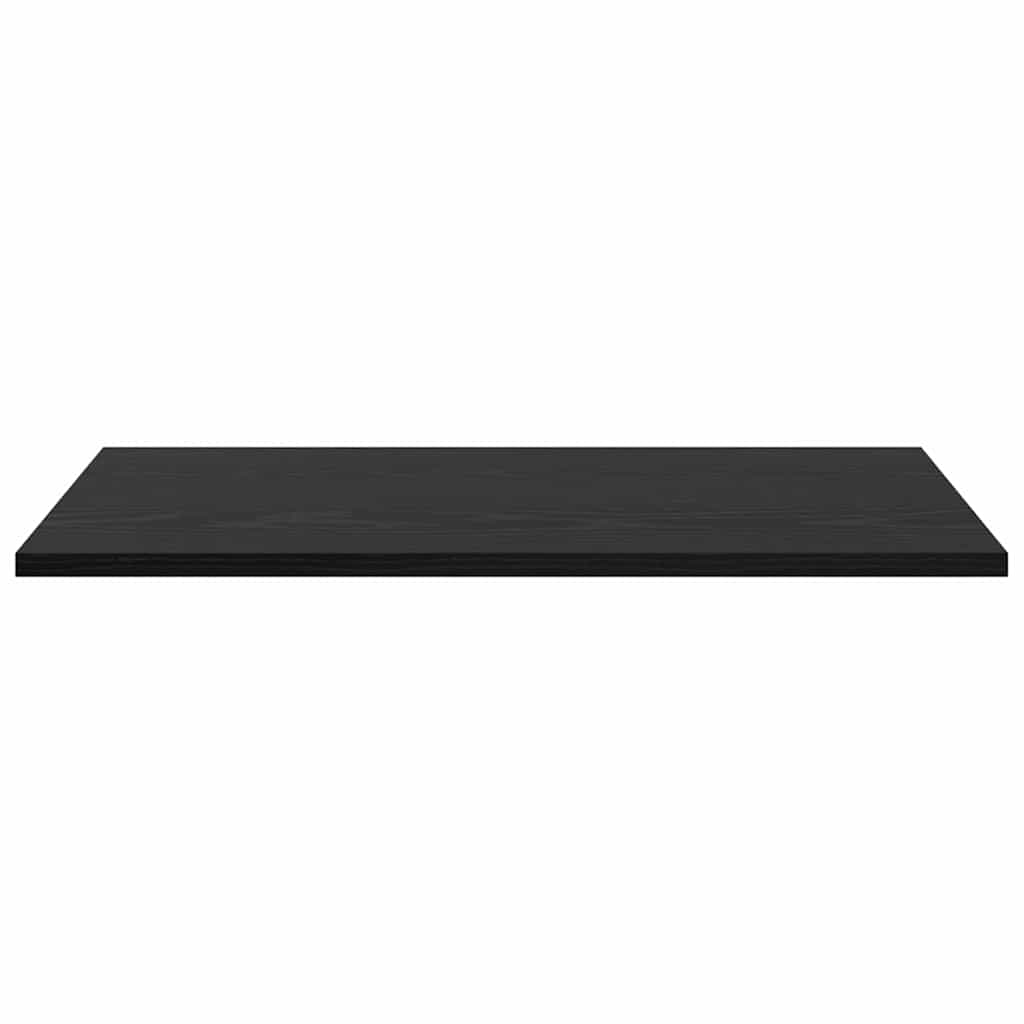 Bokhylle Bord med hylle 4 pcs Svart 100 x 40 x 1.5cm Sponplate