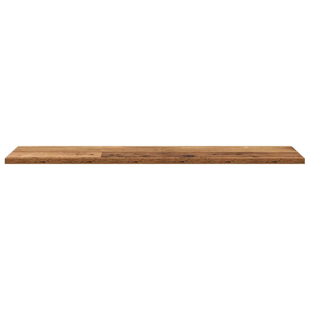 Bokhylle Bord med hylle med lagring 4 pcs Brun 100 x 40 x 1.5cm Sponplate